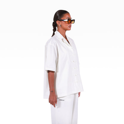 Eastern Boxy Shirt - White