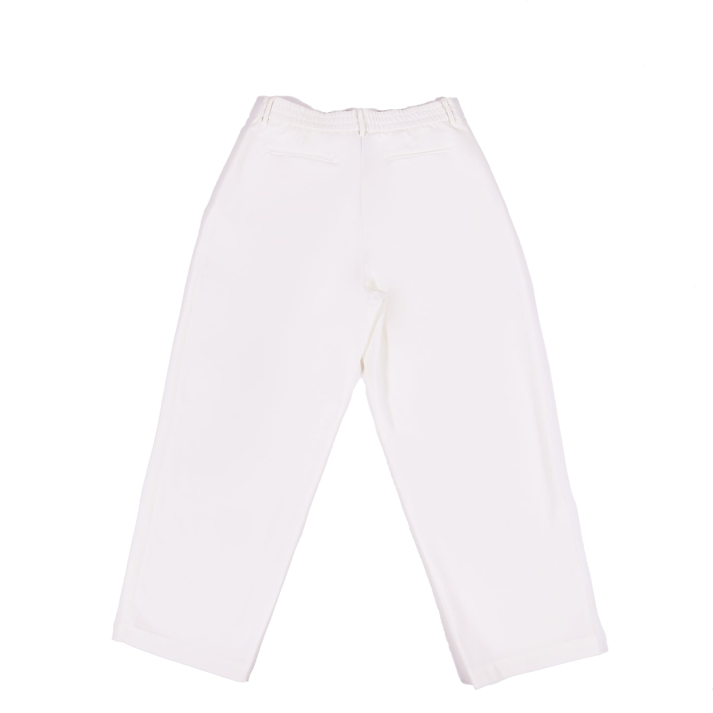 Straight Crease Pants - White